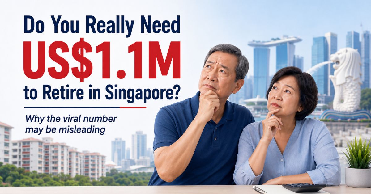 No, You Don't Need US$1.1 Million To Retire In Singapore
